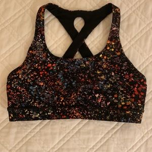 LULULEMON FLORAL SPORTS BRA - 8